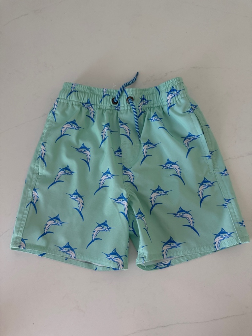 Class Club Mint Green Marlin Print Swim Trunks
